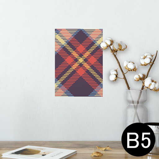 ポスター ウォールステッカー シール式ステッカー 飾り 182×257mm B5 写真 フォト 壁 インテリア おしゃれ 剥がせる wall sticker poster 007426 チェック 模様 赤 レッド ポスター ウォールステッカー シール式ステッカー 飾り 182×257mm B5 写真 フォト 壁 インテリア おしゃれ 剥がせる wall sticker poster 007426 チェック 模様 赤 レッド
