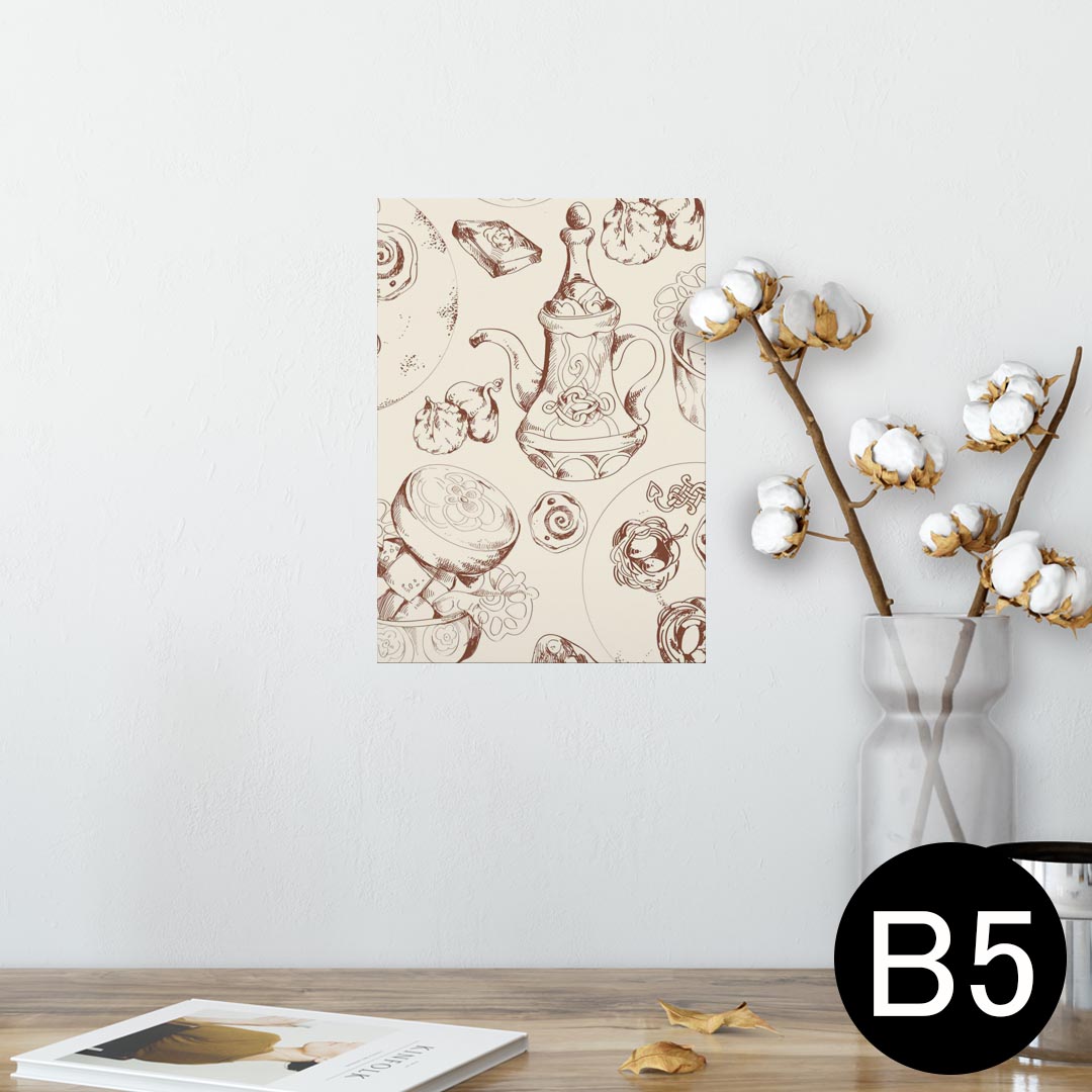 ポスター ウォールステッカー シール式ステッカー 飾り 182×257mm B5 写真 フォト 壁 インテリア おし..