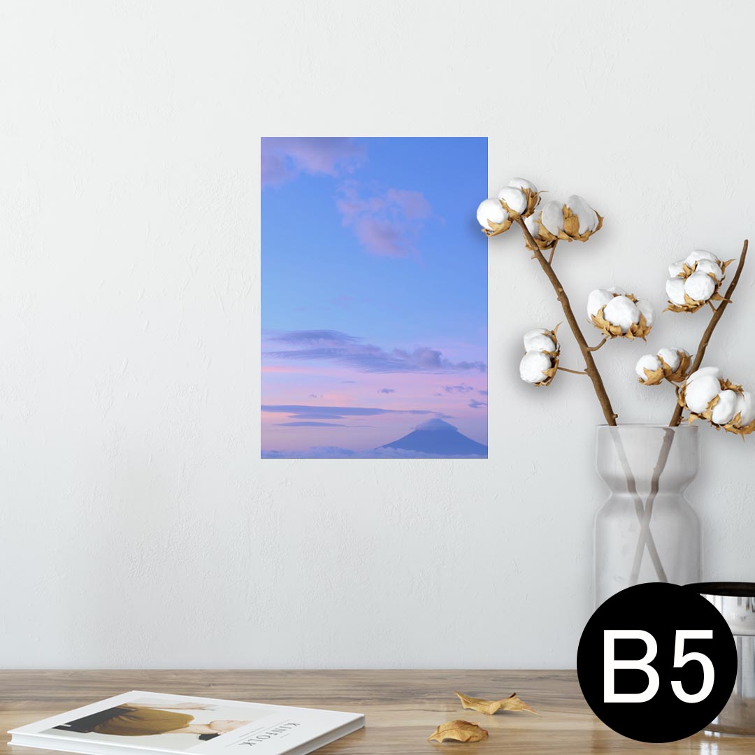 ポスター ウォールステッカー シール式ステッカー 飾り 182×257mm B5 写真 フォト 壁 インテリア おし..