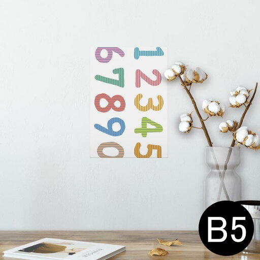 ポスター ウォールステッカー シール式ステッカー 飾り 182×257mm B5 写真 フォト 壁 インテリア おしゃれ 剥がせる wall sticker poster 009477 数字 カラフル ボーダー ポスター ウォールステッカー シール式ステッカー 飾り 182×257mm B5 写真 フォト 壁 インテリア おしゃれ 剥がせる wall sticker poster 009477 数字 カラフル ボーダー