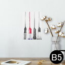 ポスター ウォールステッカー シール式ステッカー 飾り 182×257mm B5 写真 フォト 壁 インテリア おしゃれ 剥がせる wall sticker poster 010913 メイク 口紅 化粧