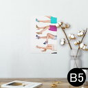 ポスター ウォールステッカー シール式ステッカー 飾り 182×257mm B5 写真 フォト 壁 インテリア おしゃれ 剥がせる wall sticker poster 011434 ファッション スカート 写真