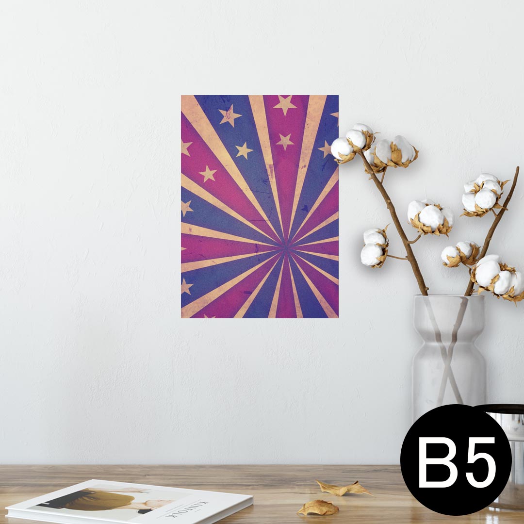 ポスター ウォールステッカー シール式ステッカー 飾り 182×257mm B5 写真 フォト 壁 インテリア おし..