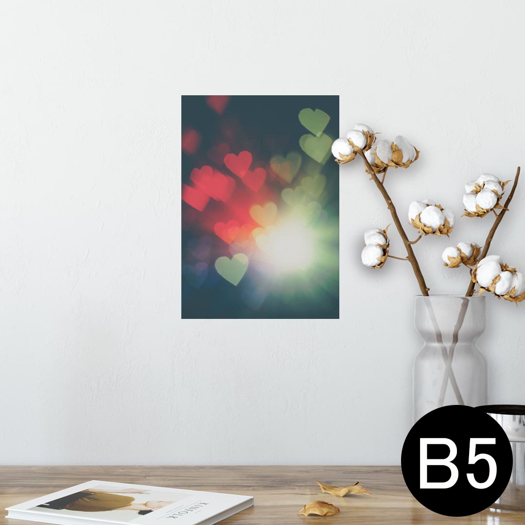 ポスター ウォールステッカー シール式ステッカー 飾り 182×257mm B5 写真 フォト 壁 インテリア おし..