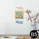 ポスター ウォールステッカー シール式ステッカー 飾り 182×257mm B5 写真 フォト 壁 インテリア おしゃれ 剥がせる wall sticker ...