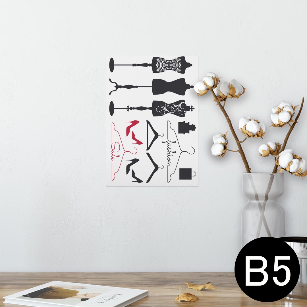 ポスター ウォールステッカー シール式ステッカー 飾り 182×257mm B5 写真 フォト 壁 インテリア おし..