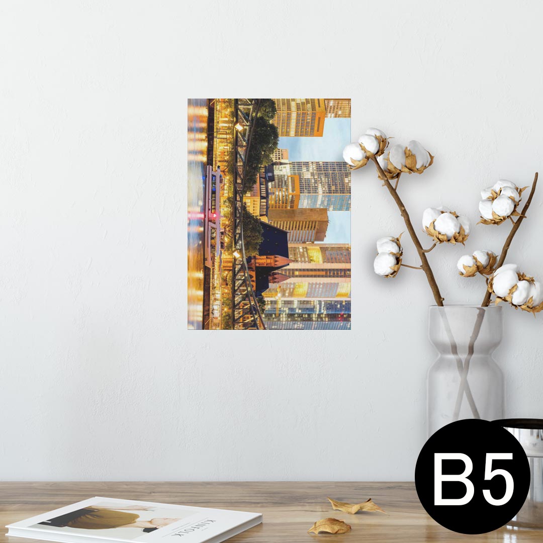 ポスター ウォールステッカー シール式ステッカー 飾り 182×257mm B5 写真 フォト 壁 インテリア おし..