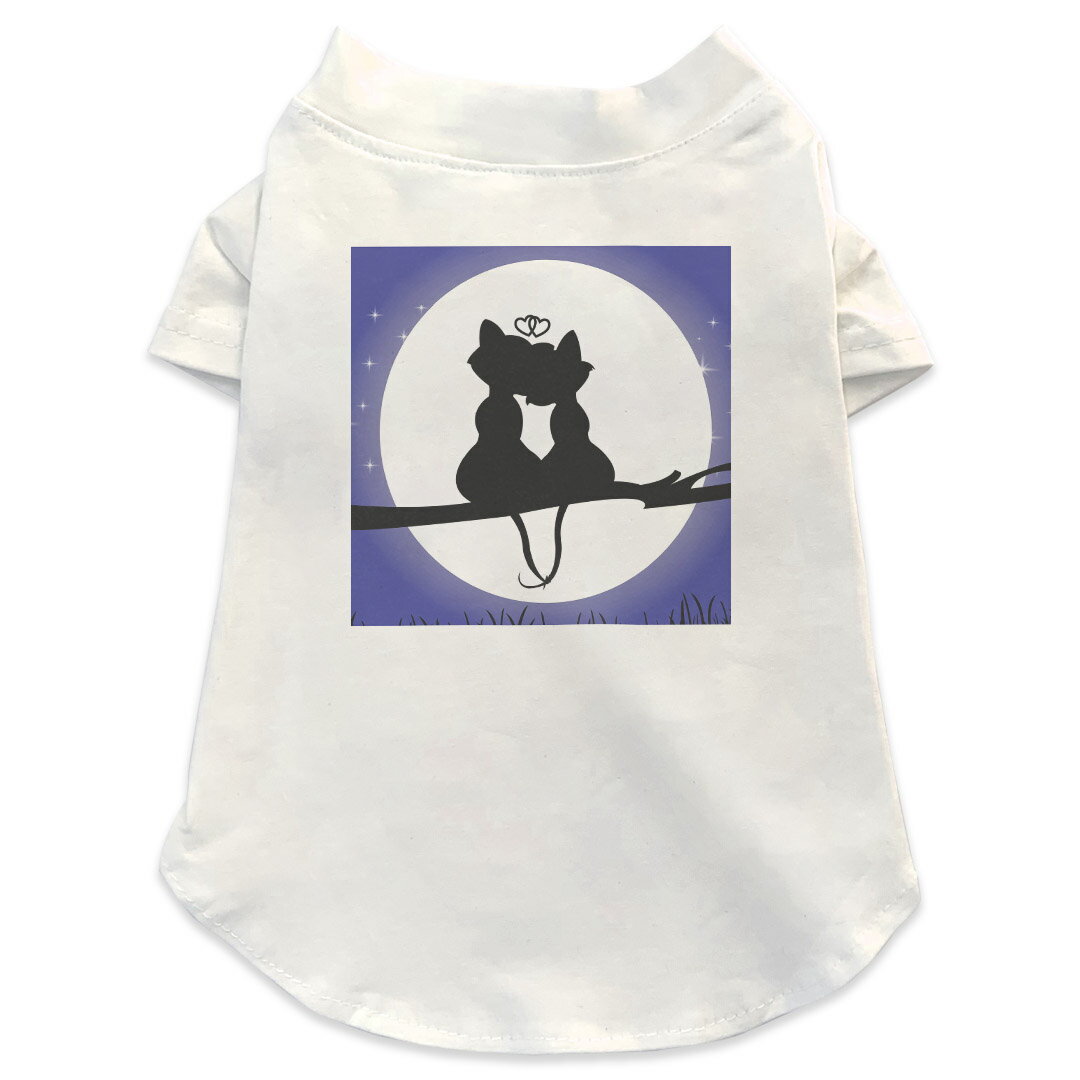 犬専用Tシャツ 選べる5size 小型犬 袖あり 半袖 ホワイト デザイン T shirt XS S M L XL ペットウェア ..