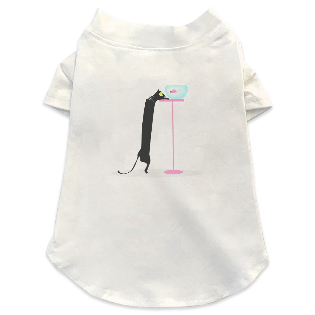 犬専用Tシャツ 選べる5size 小型犬 袖あり 半袖 ホワイト デザイン T shirt XS S M L XL ペットウェア ペット服 カジュアル おしゃれ コットン 綿 ユニーク ラブリー 猫　動物　キャラクター 003387