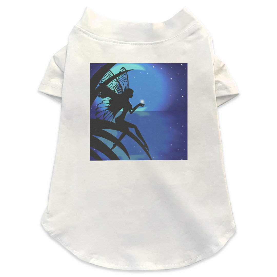 犬専用Tシャツ 選べる5size 小型犬 袖あり 半袖 ホワイト デザイン T shirt XS S M L XL ペットウェア ..
