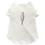 犬専用Tシャツ 選べる5size 小型犬 袖あり 半袖 ホワイト デザイン T shirt XS S M L XL ペットウェア ペット服 カジュアル おしゃれ コットン 綿 アニマル 写真　魚　あじ 005850