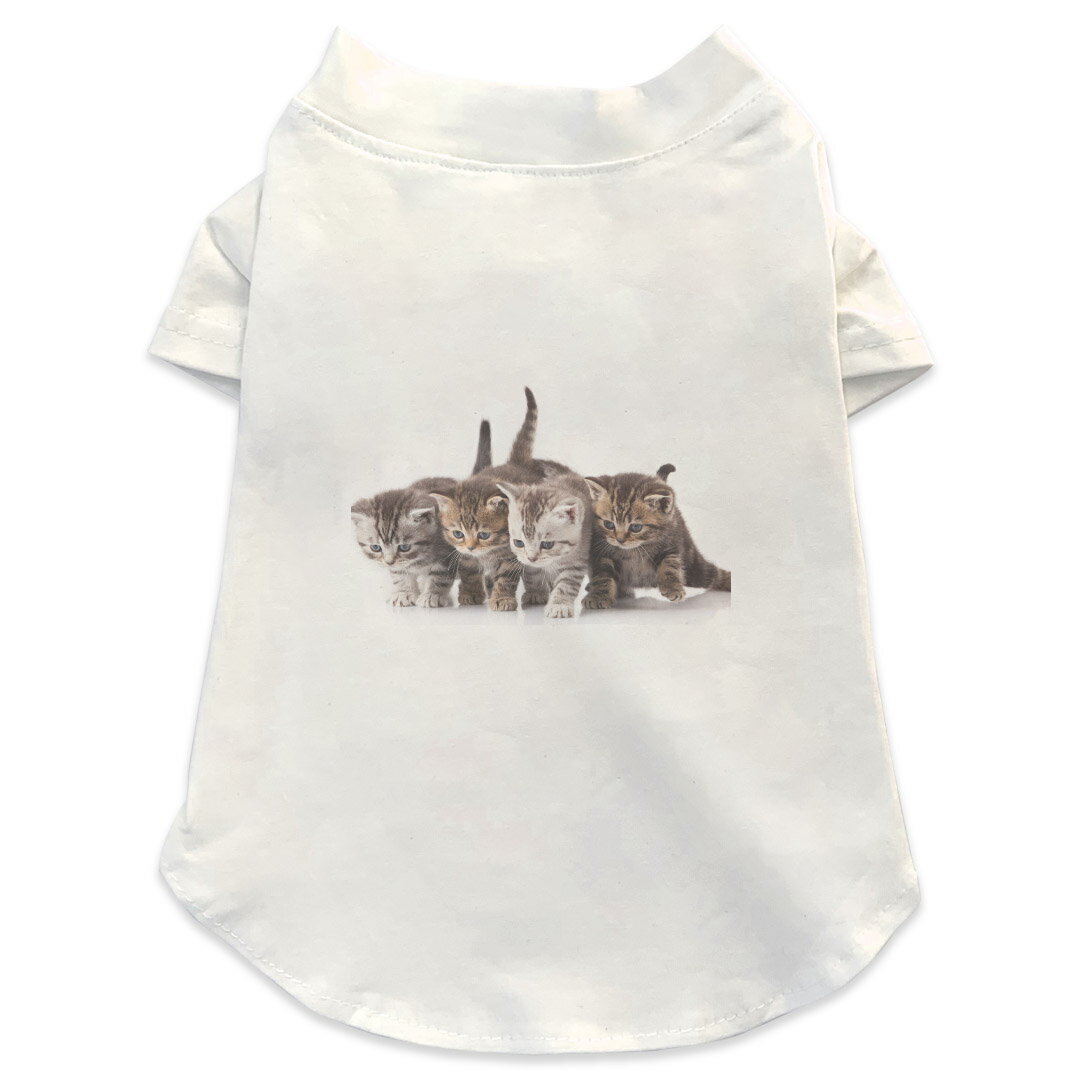 犬専用Tシャツ 選べる5size 小型犬 袖あり 半袖 ホワイト デザイン T shirt XS S M L XL ペットウェア ..