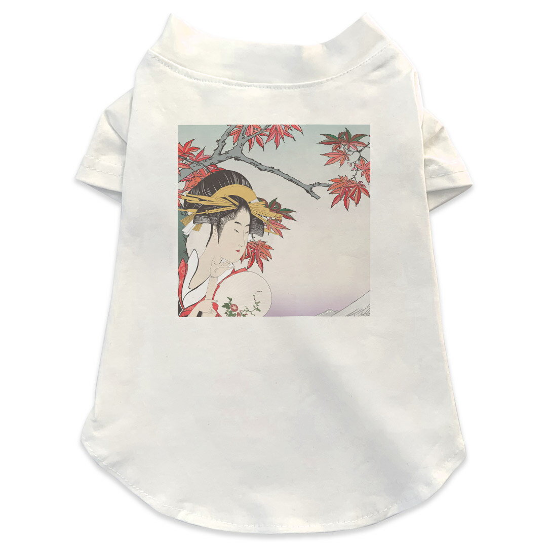犬専用Tシャツ 選べる5size 小型犬 袖あり 半袖 ホワイト デザイン T shirt XS S M L XL ペットウェア ..