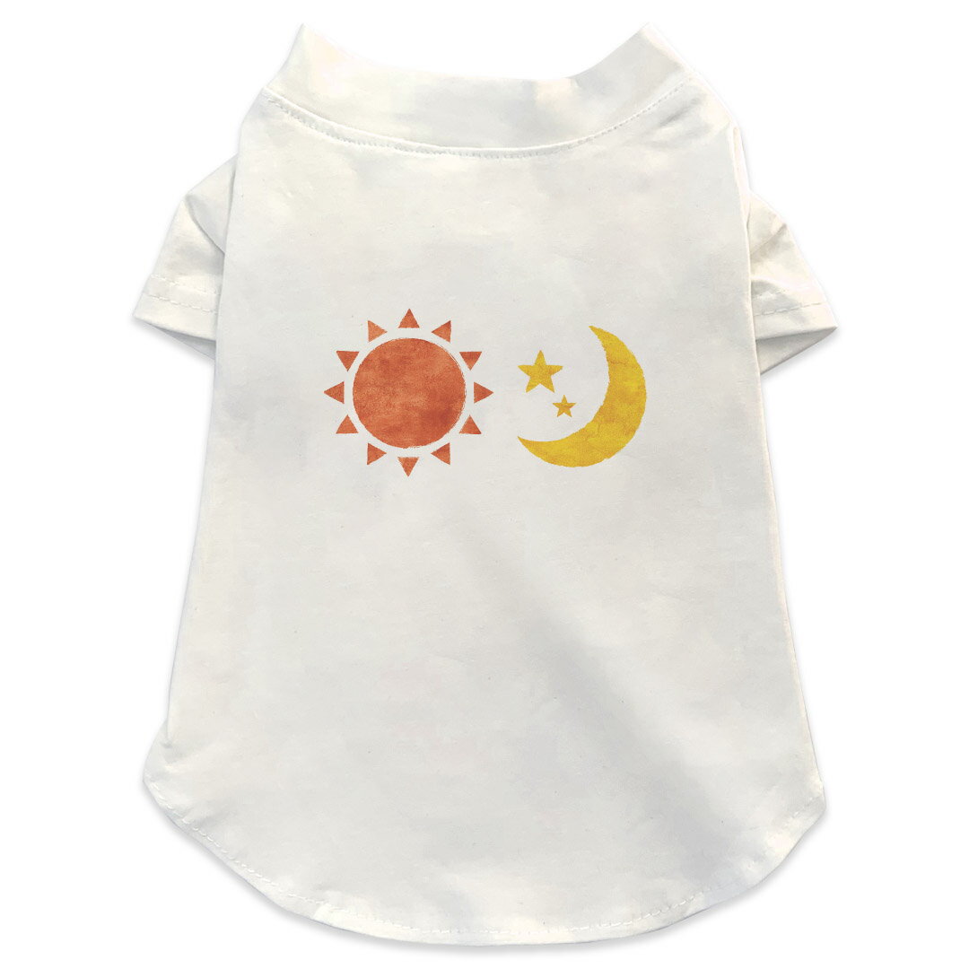 犬専用Tシャツ 選べる5size 小型犬 袖あり 半袖 ホワイト デザイン T shirt XS S M L XL ペットウェア ..