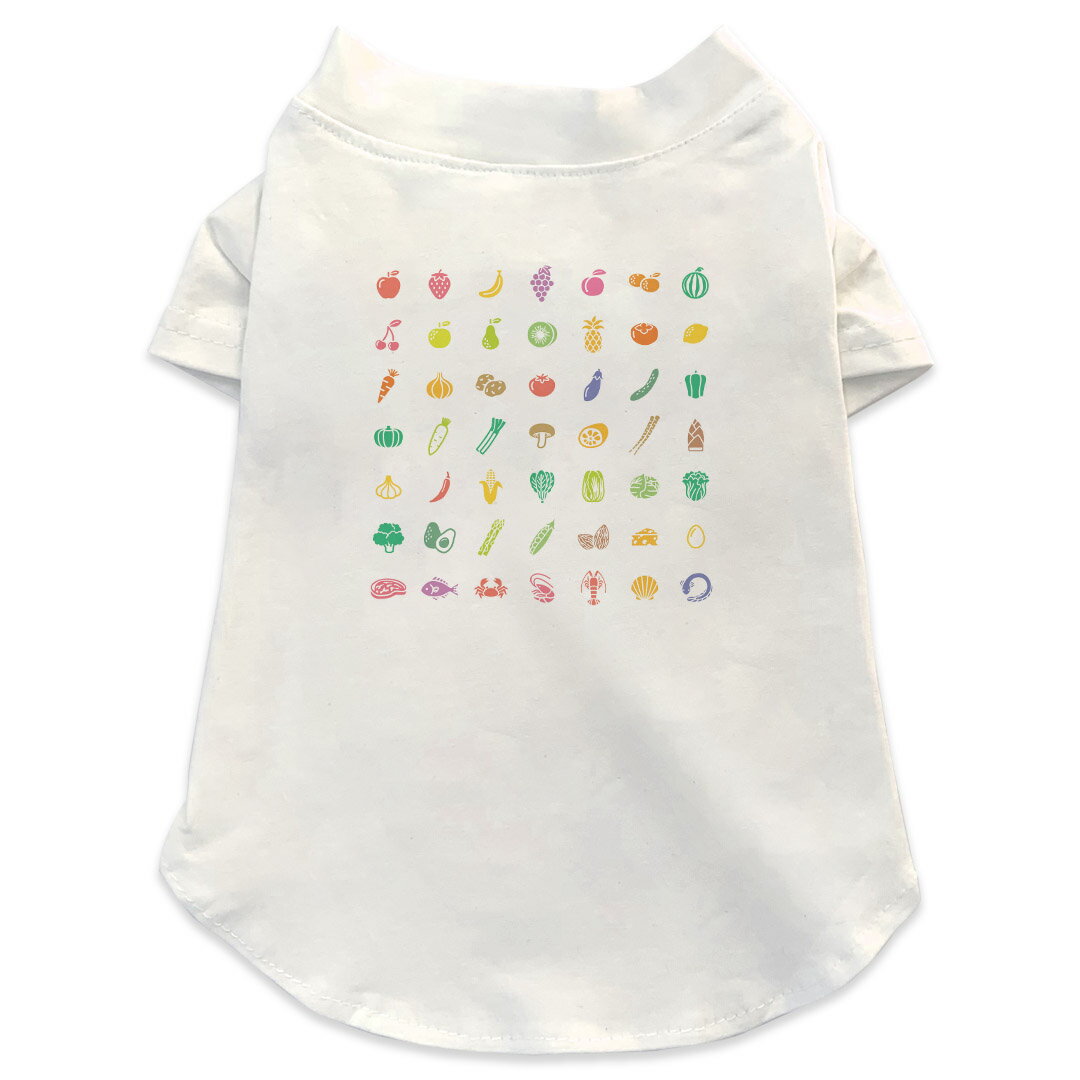 犬専用Tシャツ 選べる5size 小型犬 袖あり 半袖 ホワイト デザイン T shirt XS S M L XL ペットウェア ペット服 カジュアル おしゃれ コットン 綿商品特徴・袖ありペット用Tシャツ！・さらりとした触り心地のTシャツ ・洗濯も赤ちゃんにも安心なウェアプリントUltraChrome DGインクは洗濯に対しても色落ちが少なく、高い堅牢度が実証されています。 素材 綿 98% ポリエステル 2％ 注意事項※実際にわんちゃんを測った上でご購入ください。※測る際はきつく締めすぎず余裕をもって測ってください。※2cm〜3cm誤差がある場合があります。画像はサンプルですので、Tシャツの大きさが若干異なる場合があります。ご覧の環境によっては多少色味に違いを感じる場合がございます。 イメージと違った、モニターと色味が異なるという理由での交換や返金はご対応出来かねます。 写真のカラーは可能な限り実際の商品に色味を近づけていますが、WEBの性質上ご使用のパソコンの設定や環境でカラーが若干異なります。 ご注文後に1点1点制作する受注生産品のため、不良品以外のご返品や交換は固くお断り致します。 選択間違いも保証対象外となりますため、ご注文の際は必ずサイズやカラーをご確認下さい。洗濯の際は、商品の色あせを避けるため手洗いをおすすめします。 つけ置き洗いは避けてください。 タンブラー乾燥はお控えください。発送について完全受注生産のハンドメイド商品となりますので、既製品と比べて発送までお時間を頂いています。 基本的に決済確認後、最大で10営業日での発送となります。繁忙期や休業日明けの場合はさらに時間がかかる場合があります。 その際には別途メールにてご連絡致します。メール便の場合、発送日から到着までに2〜4日ほどかかる場合が多く、紛失などの保障もご対応できかねます。あらかじめご了承下さい。