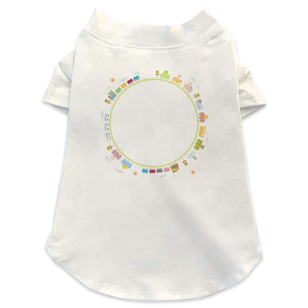 犬専用Tシャツ 選べる5size 小型犬 袖あり 半袖 ホワイト デザイン T shirt XS S M L XL ペットウェア ..