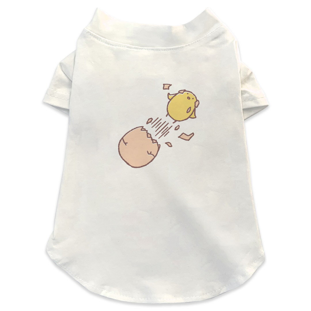 犬専用Tシャツ 選べる5size 小型犬 袖あり 半袖 ホワイト デザイン T shirt XS S M L XL ペットウェア ..