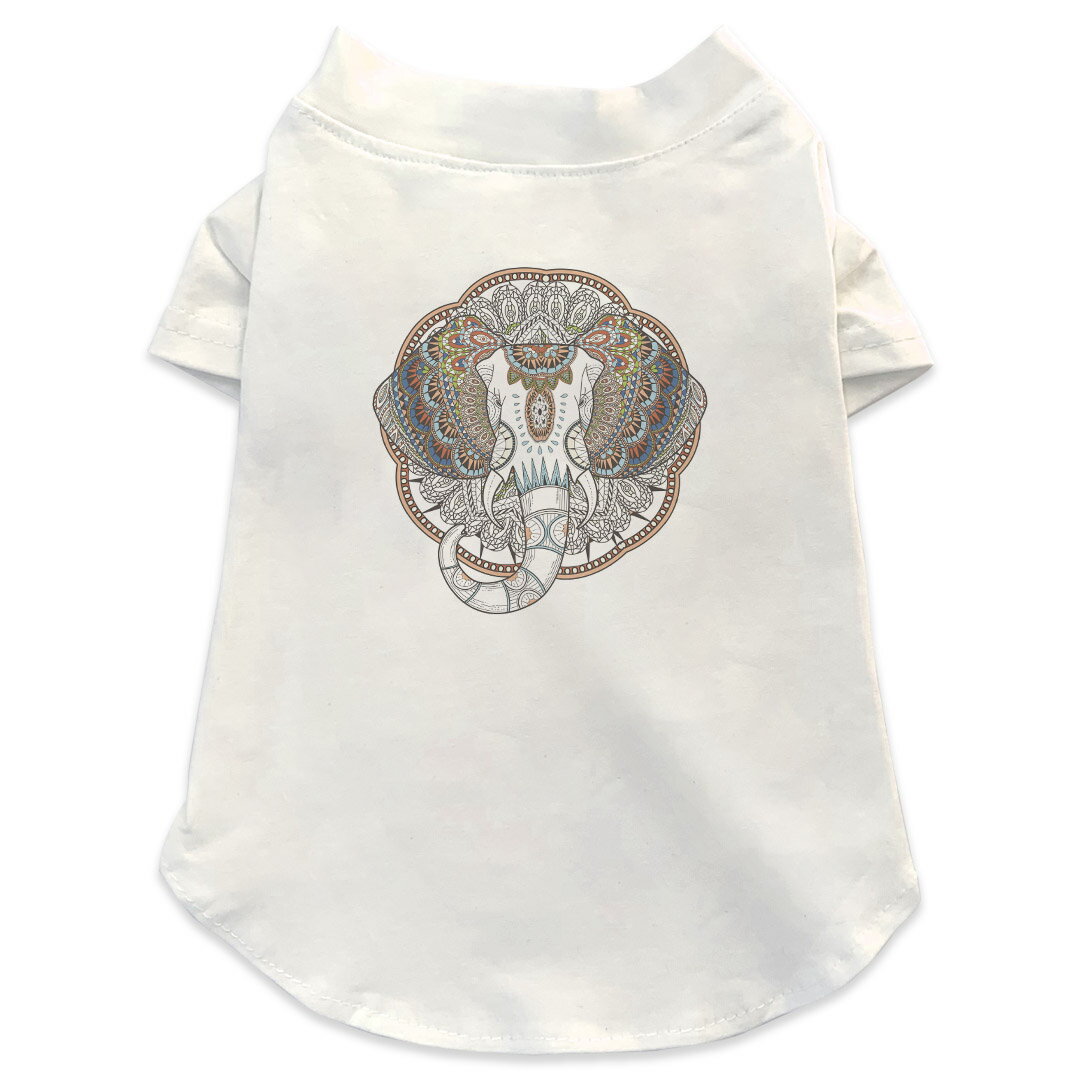 犬専用Tシャツ 選べる5size 小型犬 袖あり 半袖 ホワイト デザイン T shirt XS S M L XL ペットウェア ..