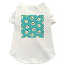 犬専用Tシャツ 選べる5size 小型犬 袖あり 半袖 ホワイト デザイン T shirt XS S M L XL ペットウェア ペット服 カジュアル おしゃれ コットン 綿 動物 パンダ 緑 010372