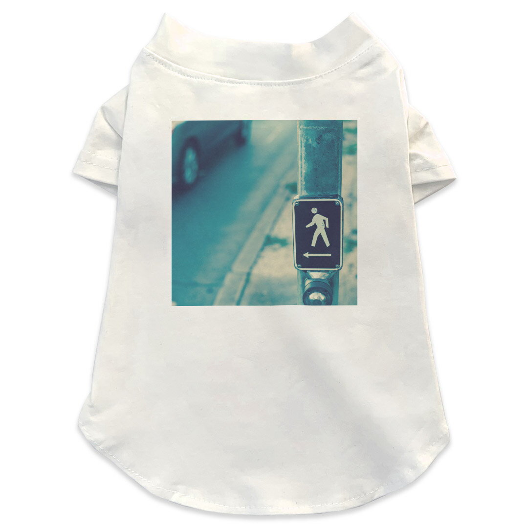 犬専用Tシャツ 選べる5size 小型犬 袖あり 半袖 ホワイト デザイン T shirt XS S M L XL ペットウェア ..