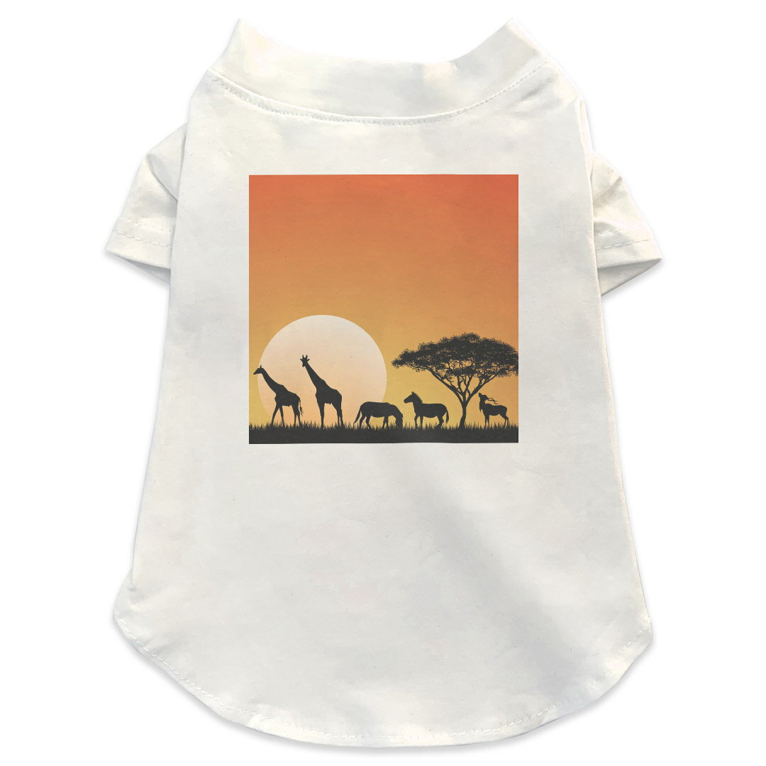 犬専用Tシャツ 選べる5size 小型犬 袖あり 半袖 ホワイト デザイン T shirt XS S M L XL ペットウェア ..