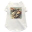 犬専用Tシャツ 選べる5size 小型犬 袖あり 半袖 ホワイト デザイン T shirt XS S M L XL ペットウェア ペット服 カジュアル おしゃれ コットン 綿 イラスト　ナポレオン　絵画 011472