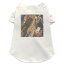 犬専用Tシャツ 選べる5size 小型犬 袖あり 半袖 ホワイト デザイン T shirt XS S M L XL ペットウェア ペット服 カジュアル おしゃれ コットン 綿 和風　和柄　鯉 011479
