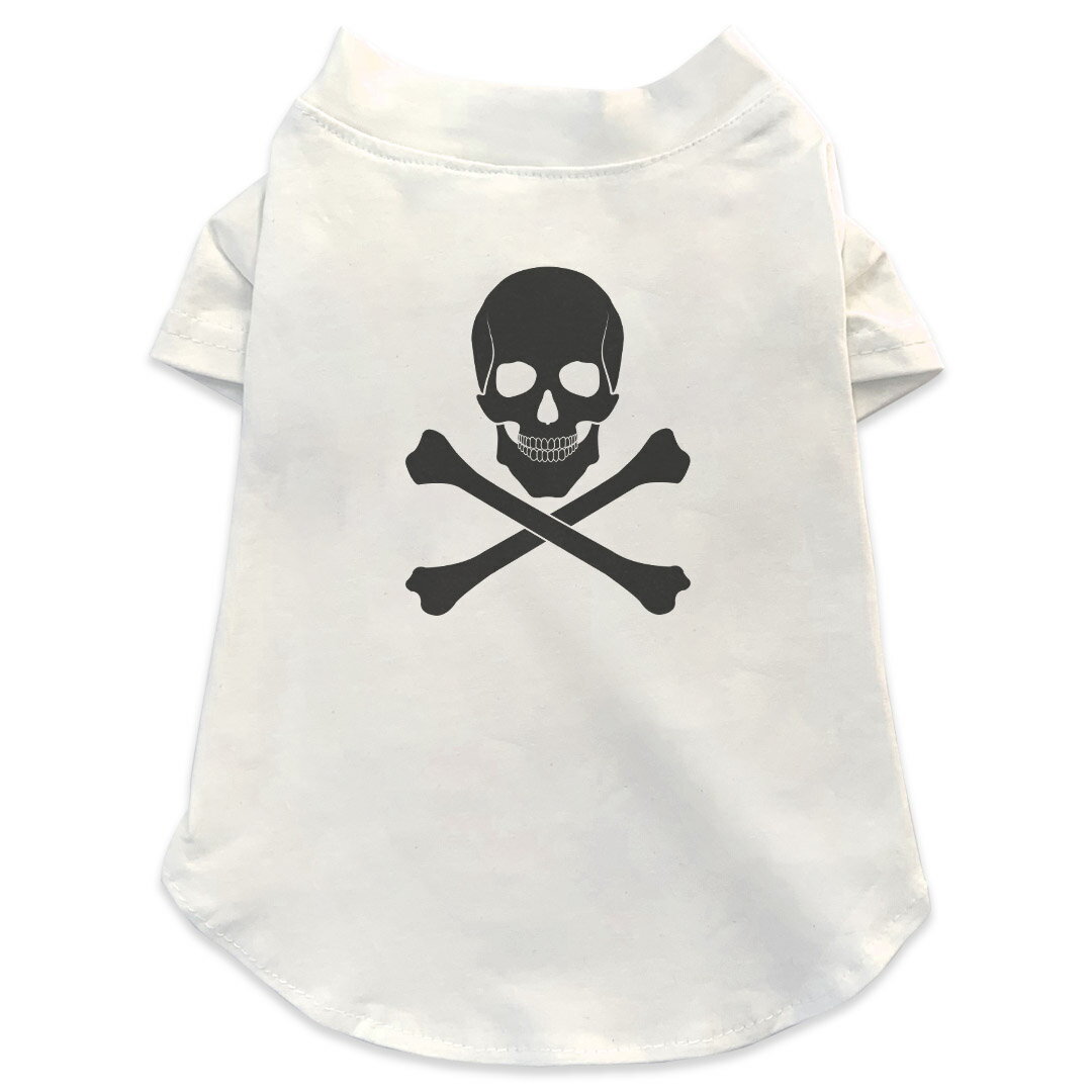 犬専用Tシャツ 選べる5size 小型犬 袖あり 半袖 ホワイト デザイン T shirt XS S M L XL ペットウェア ..