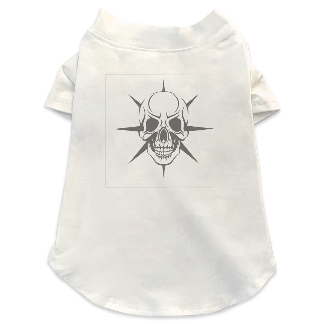 犬専用Tシャツ 選べる5size 小型犬 袖あり 半袖 ホワイト デザイン T shirt XS S M L XL ペットウェア ..