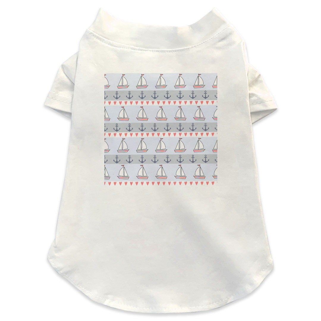 犬専用Tシャツ 選べる5size 小型犬 袖あり 半袖 ホワイト デザイン T shirt XS S M L XL ペットウェア ..