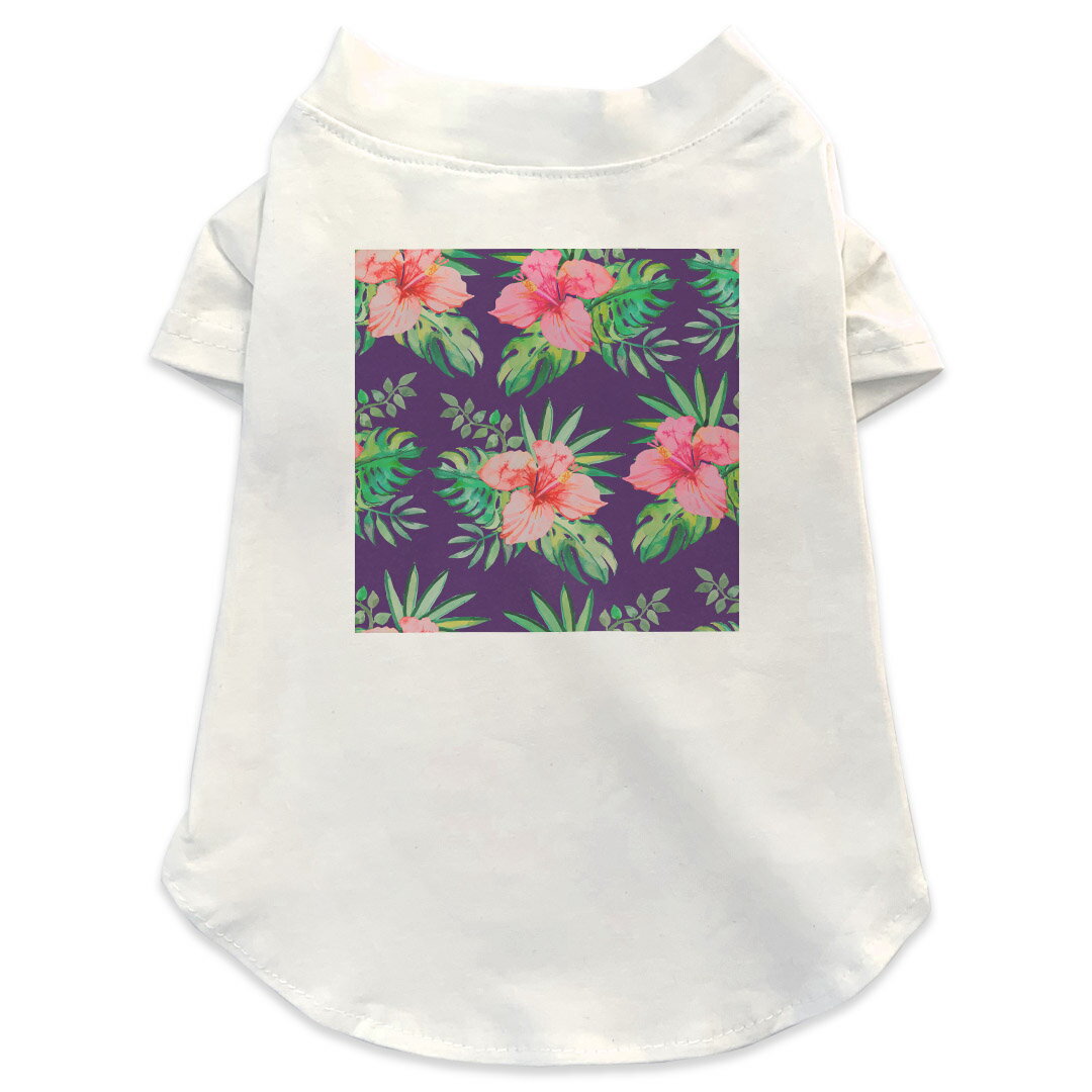 犬専用Tシャツ 選べる5size 小型犬 袖あり 半袖 ホワイト デザイン T shirt XS S M L XL ペットウェア ..