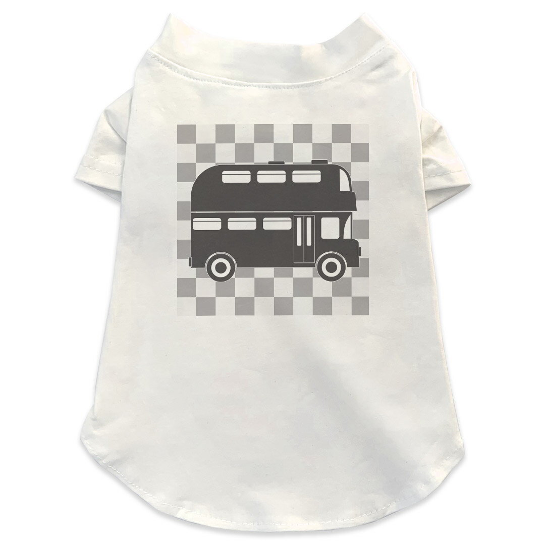 犬専用Tシャツ 選べる5size 小型犬 袖あり 半袖 ホワイト デザイン T shirt XS S M L XL ペットウェア ..