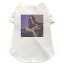 犬専用Tシャツ 選べる5size 小型犬 袖あり 半袖 ホワイト デザイン T shirt XS S M L XL ペットウェア ペット服 カジュアル おしゃれ コットン 綿 女性　　写真 012689