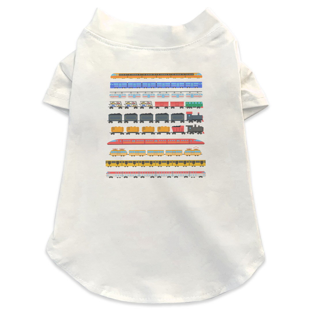 犬専用Tシャツ 選べる5size 小型犬 袖あり 半袖 ホワイト デザイン T shirt XS S M L XL ペットウェア ..