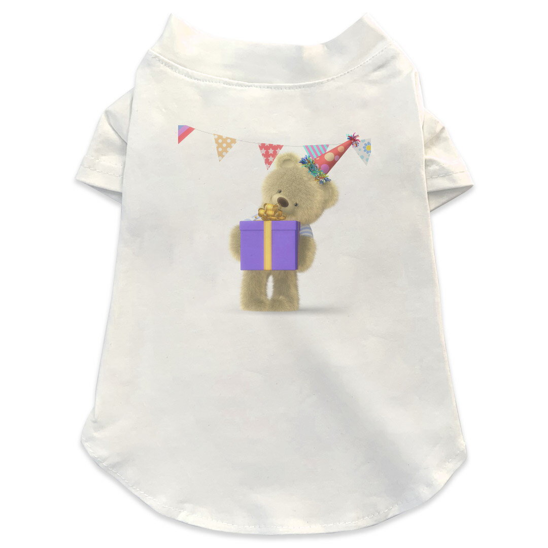犬専用Tシャツ 選べる5size 小型犬 袖あり 半袖 ホワイト デザイン T shirt XS S M L XL ペットウェア ペット服 カジュアル おしゃれ コットン 綿商品特徴・袖ありペット用Tシャツ！・さらりとした触り心地のTシャツ ・洗濯も赤ちゃんにも安心なウェアプリントUltraChrome DGインクは洗濯に対しても色落ちが少なく、高い堅牢度が実証されています。 素材 綿 98% ポリエステル 2％ 注意事項※実際にわんちゃんを測った上でご購入ください。※測る際はきつく締めすぎず余裕をもって測ってください。※2cm〜3cm誤差がある場合があります。画像はサンプルですので、Tシャツの大きさが若干異なる場合があります。ご覧の環境によっては多少色味に違いを感じる場合がございます。 イメージと違った、モニターと色味が異なるという理由での交換や返金はご対応出来かねます。 写真のカラーは可能な限り実際の商品に色味を近づけていますが、WEBの性質上ご使用のパソコンの設定や環境でカラーが若干異なります。 ご注文後に1点1点制作する受注生産品のため、不良品以外のご返品や交換は固くお断り致します。 選択間違いも保証対象外となりますため、ご注文の際は必ずサイズやカラーをご確認下さい。洗濯の際は、商品の色あせを避けるため手洗いをおすすめします。 つけ置き洗いは避けてください。 タンブラー乾燥はお控えください。発送について完全受注生産のハンドメイド商品となりますので、既製品と比べて発送までお時間を頂いています。 基本的に決済確認後、最大で10営業日での発送となります。繁忙期や休業日明けの場合はさらに時間がかかる場合があります。 その際には別途メールにてご連絡致します。メール便の場合、発送日から到着までに2〜4日ほどかかる場合が多く、紛失などの保障もご対応できかねます。あらかじめご了承下さい。