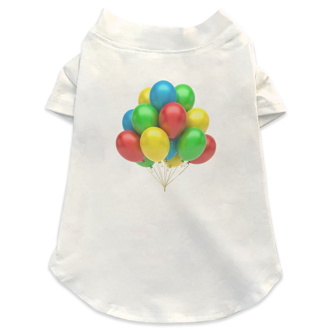 犬専用Tシャツ 選べる5size 小型犬 袖あり 半袖 ホワイト デザイン T shirt XS S M L XL ペットウェア ..