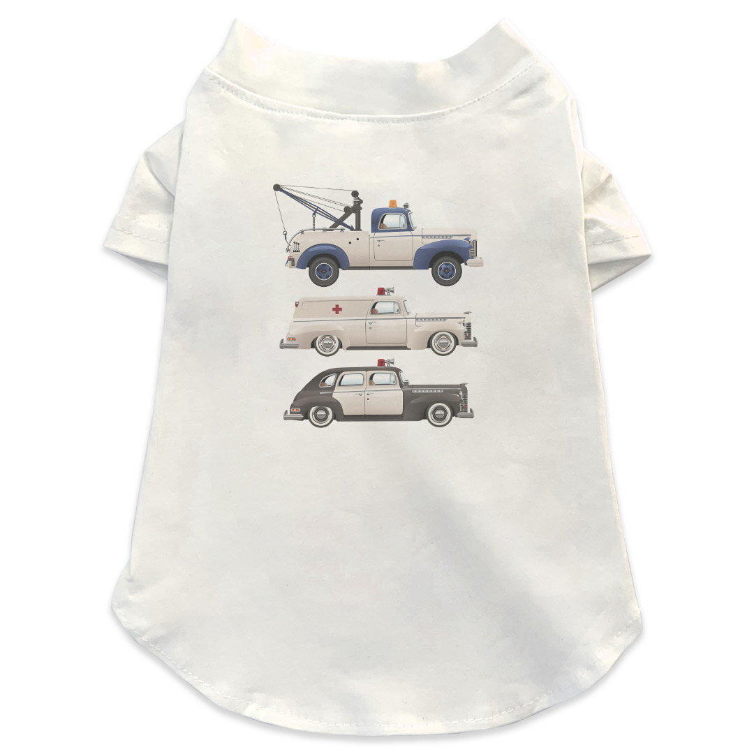 犬専用Tシャツ 選べる5size 小型犬 袖あり 半袖 ホワイト デザイン T shirt XS S M L XL ペットウェア ..