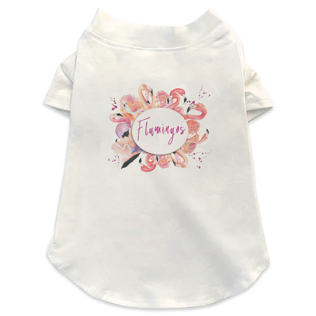 犬専用Tシャツ 選べる5size 小型犬 袖あり 半袖 ホワイト デザイン T shirt XS S M L XL ペットウェア ..