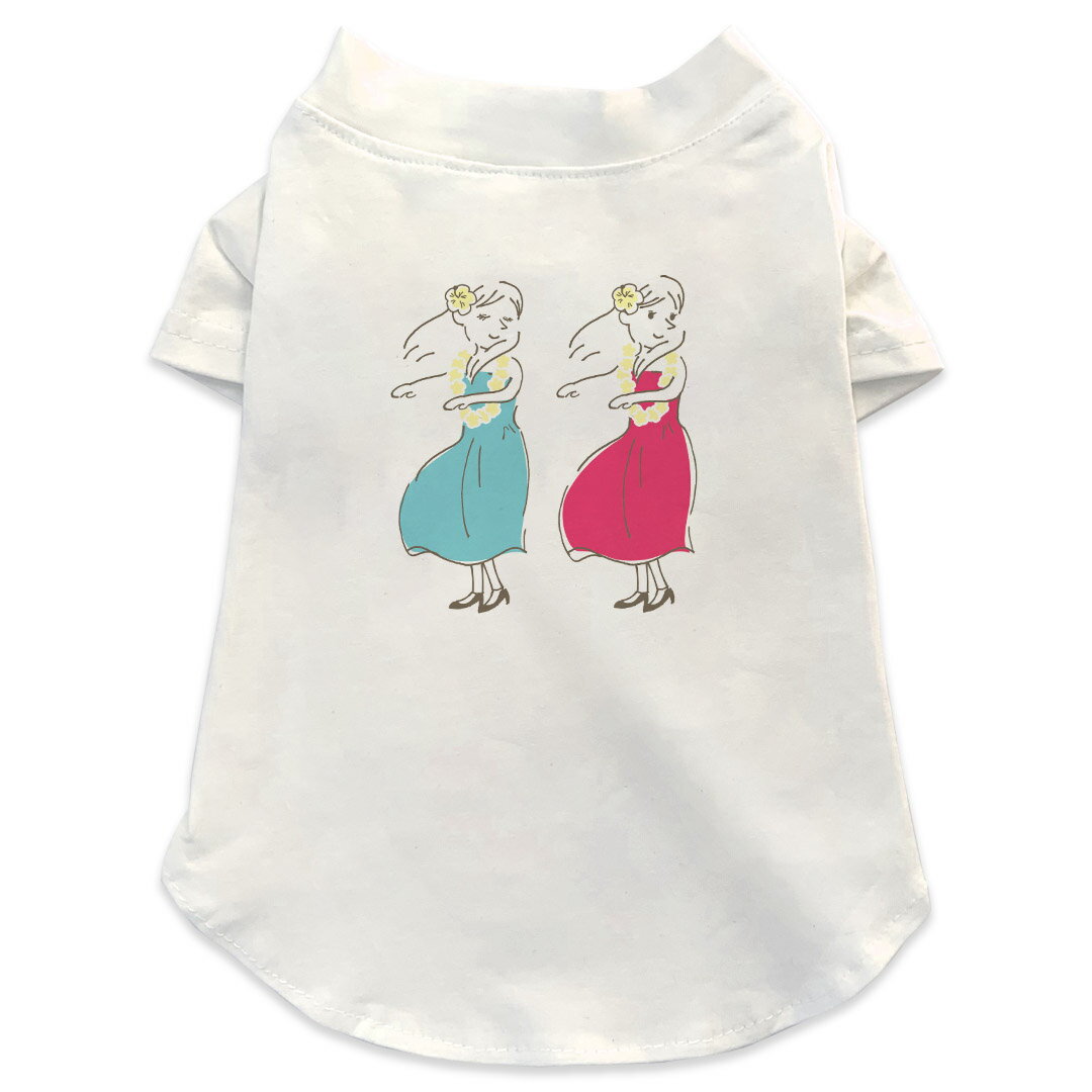 犬専用Tシャツ 選べる5size 小型犬 袖あり 半袖 ホワイト デザイン T shirt XS S M L XL ペットウェア ..