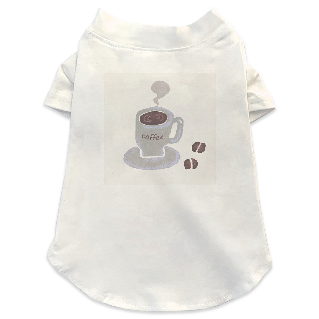 犬専用Tシャツ 選べる5size 小型犬 袖あり 半袖 ホワイト デザイン T shirt XS S M L XL ペットウェア ..
