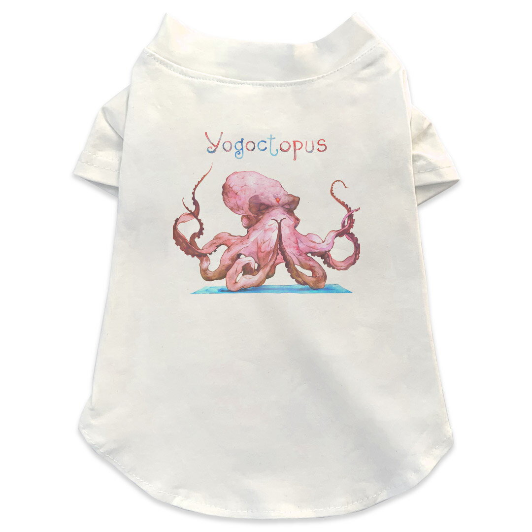 犬専用Tシャツ 選べる5size 小型犬 袖あり 半袖 ホワイト デザイン T shirt XS S M L XL ペットウェア ..