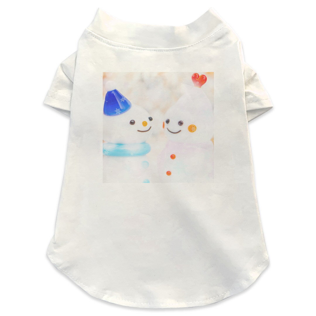 犬専用Tシャツ 選べる5size 小型犬 袖あり 半袖 ホワイト デザイン T shirt XS S M L XL ペットウェア ..