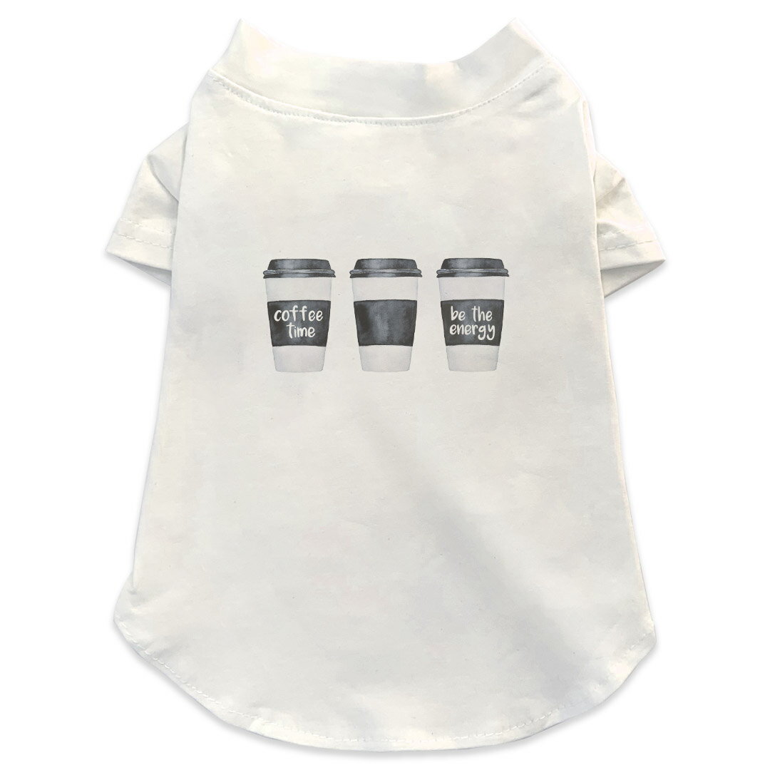 犬専用Tシャツ 選べる5size 小型犬 袖あり 半袖 ホワイト デザイン T shirt XS S M L XL ペットウェア ..