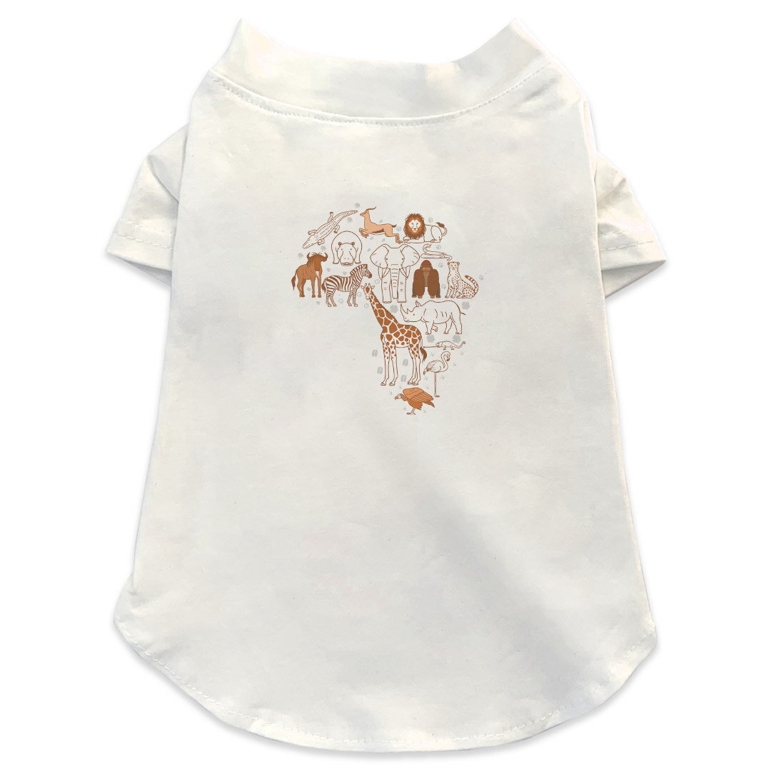 犬専用Tシャツ 選べる5size 小型犬 袖あり 半袖 ホワイト デザイン T shirt XS S M L XL ペットウェア ..