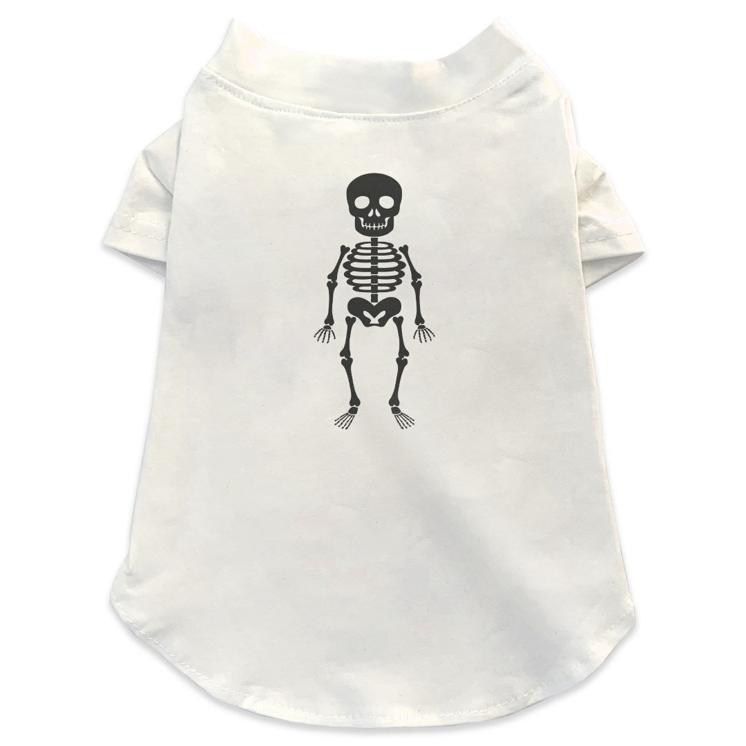 犬専用Tシャツ 選べる5size 小型犬 袖あり 半袖 ホワイト デザイン T shirt XS S M L XL ペットウェア ..