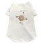 犬専用Tシャツ 選べる5size 小型犬 袖あり 半袖 ホワイト デザイン T shirt XS S M L XL ペットウェア ペット服 カジュアル おしゃれ コットン 綿 宇宙 宇宙飛行士　土星　ロケット 017523