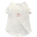 犬専用Tシャツ 選べる5size 小型犬 袖あり 半袖 ホワイト デザイン T shirt XS S M L XL ペットウェア ペット服 カジュアル おしゃれ コットン 綿 クリスマス クリスマス 服 赤 017675