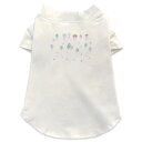 犬専用Tシャツ 選べる5size 小型犬 袖あり 半袖 ホワイト デザイン T shirt XS S M L XL ペットウェア ペット服 カジュアル おしゃれ コットン 綿 梅雨 傘 梅雨 雨 かわいい 017841