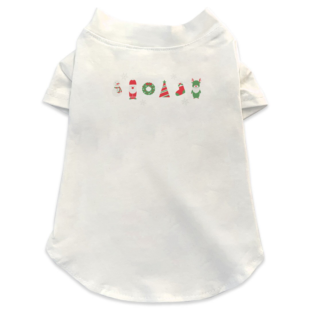 犬専用Tシャツ 選べる5size 小型犬 袖あり 半袖 ホワイト デザイン T shirt XS S M L XL ペットウェア ペット服 カジュアル おしゃれ コットン 綿 春 桜　春　入園　入学 017845