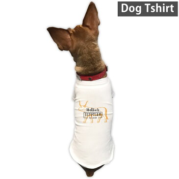 犬専用Tシャツ 選べる5size 小型犬 袖あり 半袖 ホワイト デザイン T shirt XS S M L XL ペットウェア ペット服 カジュアル おしゃれ コットン 綿 EGYPT おしゃれ 牛 EGYPT おしゃれ 017732
